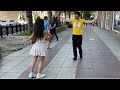 Девушка Танцует Очень Красиво На Улице Руставели Чеченская Песня Тбилиси Лезгинка 2022 ALISHKA Dance