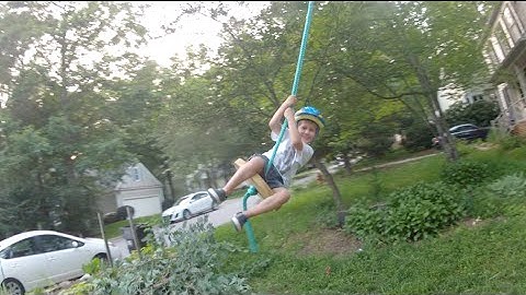 Tree Swing Installation by Piedmont Tree Climbing