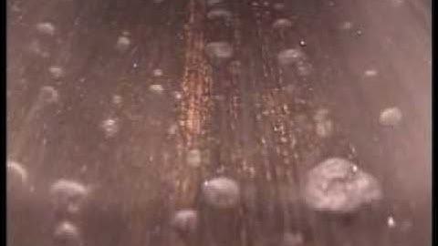 Corrosion pitting in Gas Line - Video Inspection Crawler Tool