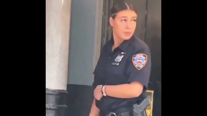 smoking weed while on duty Infront of police station