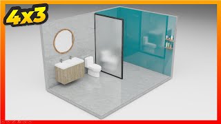 bathroom remodel ideas 2022 | bathroom design ideas 4x3  in 2 alternatives