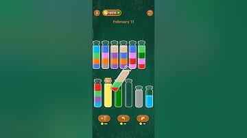 Sort Em All Daily Challenge February 11 #games #waterpuzzle #gameoffline