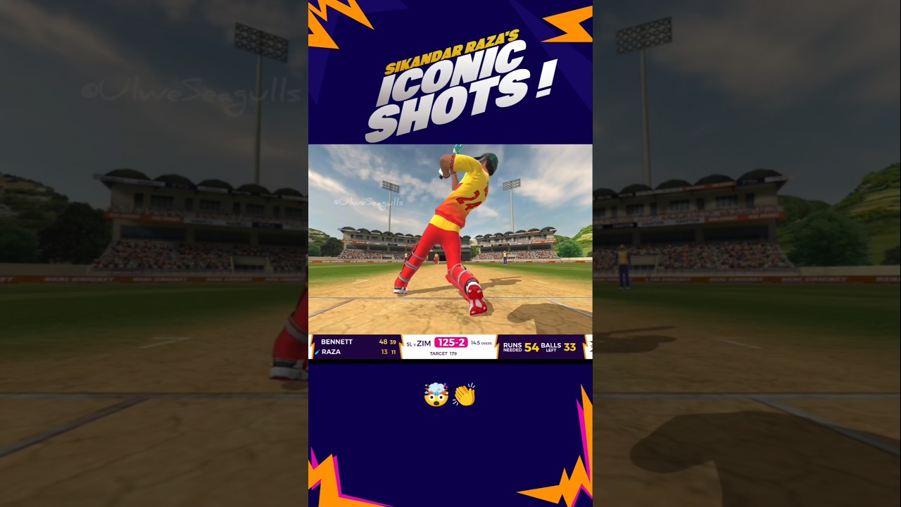 💥ЗНАМЕНИТЫЕ УДАРЫ СИКАНДАРА РАЗЫ В НАСТОЯЩЕМ КРИКЕТЕ | Чемпионат мира по крикету T20 Зимбабве про...