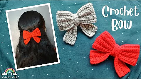 Crochet a Beautiful Bow! Easy Step-by-step Tutorial