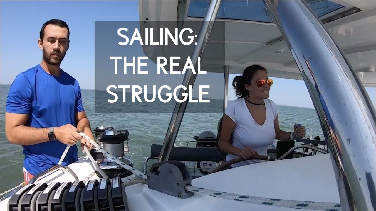 Finally Sailing and Anchoring Our Catamaran | Boat Life Struggles Ep. 5