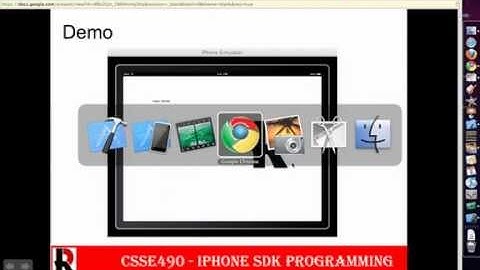iOS Development Course Fall 2010 Lecture 01 - Welcome Demo