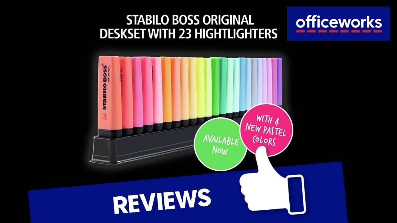 Stabilo Boss Original Highlighter - 23 Piece ARTY Desk Set 