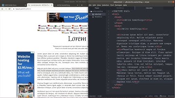 fff3-03 Drafting Website Entry Text with Lorem Ipsum - Web Programming Tutorial