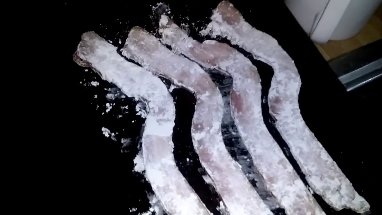 Bacon Cooking in the Oven with Flour YouTube