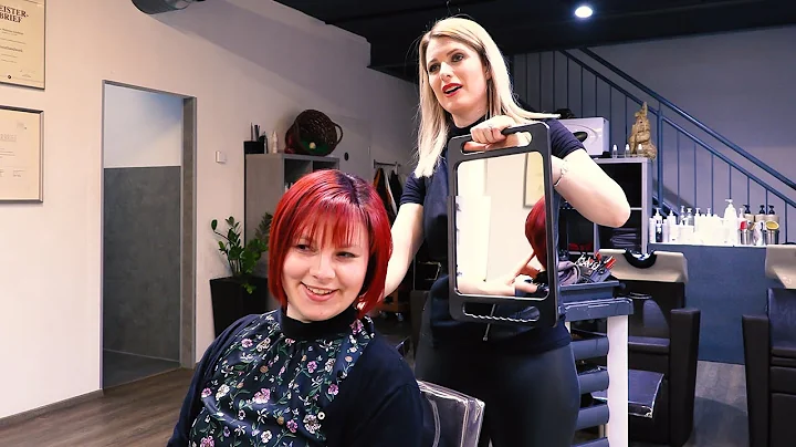 timeless short bob haircut with bangs | bob makeover tutorial by melanie grebner