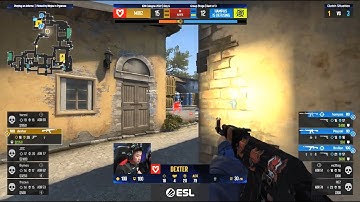 dexter insane 1v3 clutch to secure map victory for MOUZ