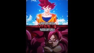 Super Saiyan God vs Super Saiyan 4 (Daima) | God Goku vs SSJ4 Goku #goku #dragonball #edit #fyp