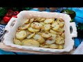 Картофель запечённый с розмарином и чесноком в духовке. Секрет очень вкусной картошки в духовке