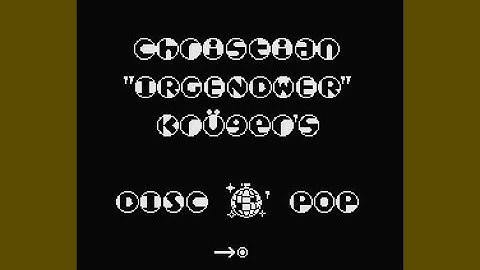 DISC O ´ POP  !!  ATARI 800 XL - ABBUC SOFTWARE CONTEST 2020