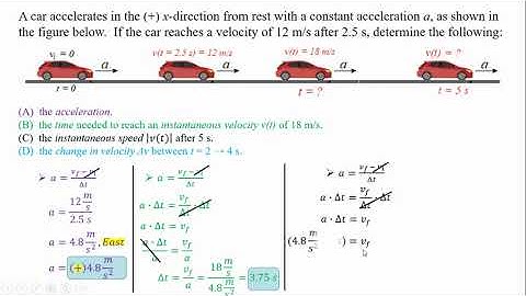 Kinematics_1 (Constant Non-Zero Acceleration)