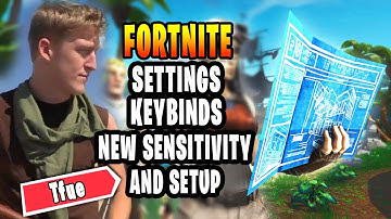 Tfue New Fortnite Settings keybinds New Sensitivity and Setup [Chapter 2 Season 5]