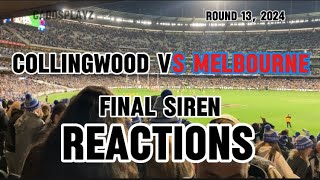 BIG FREEZE W AT THE ‘G! | Collingwood VS Melbourne