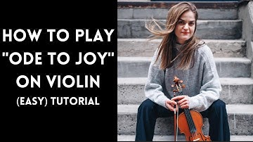 "Ode To Joy" - Violin Tutorial (easy)