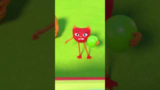 Move Away Mower #shorts #booya #cartoon #videoforkids #funny