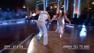 Anna Book och David Watson - jive - Let’s Dance (TV4)