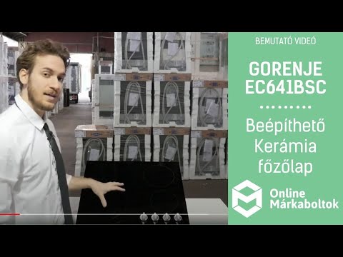GORENJE EC641BSC | Beépíthető Kerámia főzőlap bemutató videó