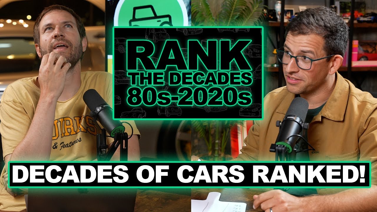 All the Automotive Decades Ranked by Doug DeMuro!