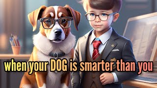 The Surprising Truth: Your Dog's IQ Might Be Higher Than Yours! 4k #KittyBigFamily #dog #funny