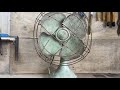 The Restoration Of 19’s Fan ( 19代の扇風機を復元)