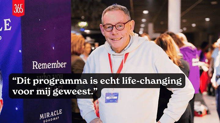 Fred: "Dit programma is echt life-changing geweest voor mij.