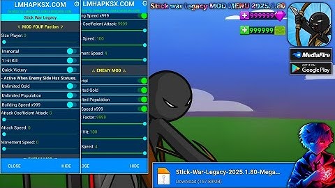 UPDATE | Stick war legacy | 2025.1.80 - MOD || MENU UNLIMITED || MONEY 2025 ¦ Download 💸