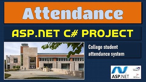 College Student Attendance Online Project | ASP.net C# with MSSQL server | IIS | asp112 #highblix