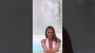 Girls Enjoy In Pool