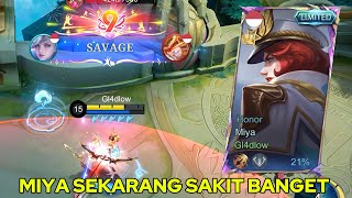 GAMEPLAY MIYA GOLD LANE SAVAGE PAKE BUILD TERSAKIT - Mobile Legends