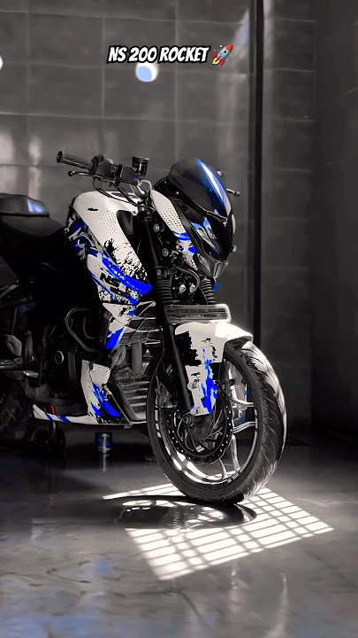 NS 200 MODIFICATION‼️pulsar ns 200 modified wrapping💥motor huber #ns200 #shorts #modified #wrapping