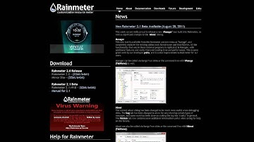 Good Looking Desktop Using Rainmeter and Rocket Dock