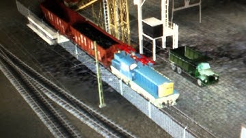 Trainz: Electric Locomotive Unloading Coal