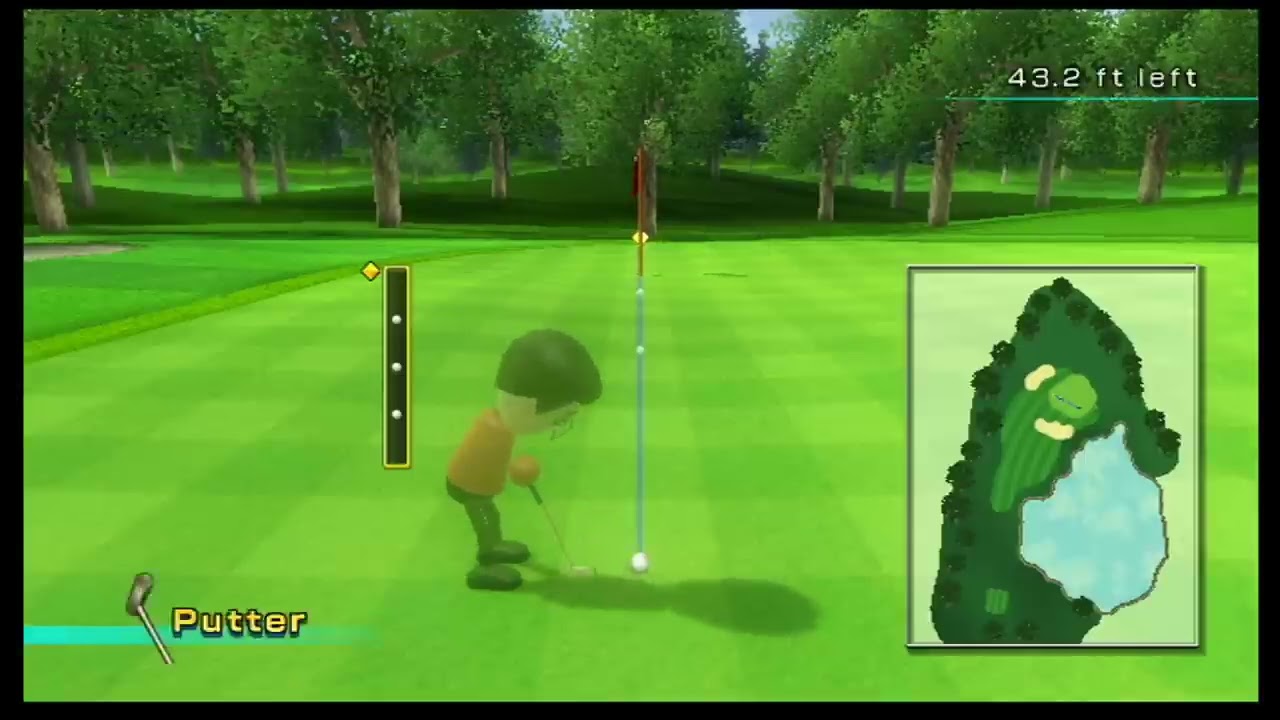 wii sports golf results music