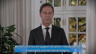 Video message Prime Minister Mark Rutte for the launch of the 'Grain from Ukraine' initiative