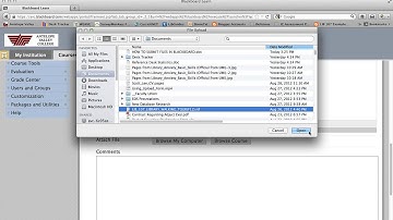 How to Upload Files to Blackboard