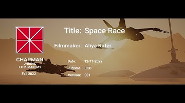 Unreal 5 Student Short Film: Space Race