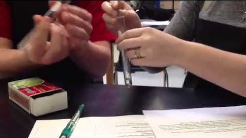 Reactions Lab Single Replacement with HCl Video