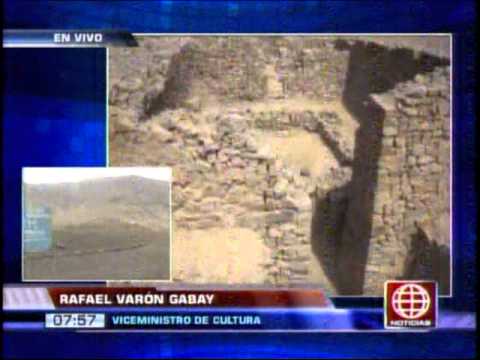 HUACA EL PARAISO 5000 años destruìdos 2013 07 03 América Noticias (Canal 4)