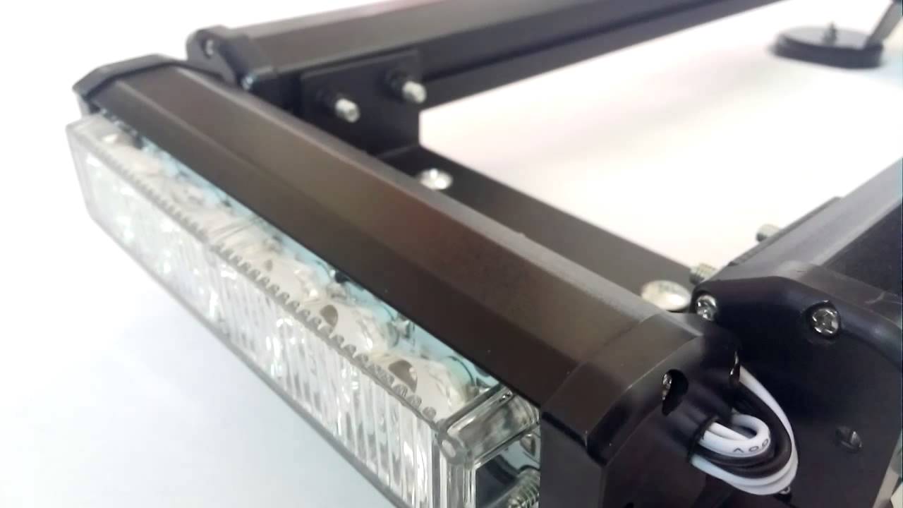 FOUR SIDE 144W LED WORK LIGHT BAR AMEBR SHOW