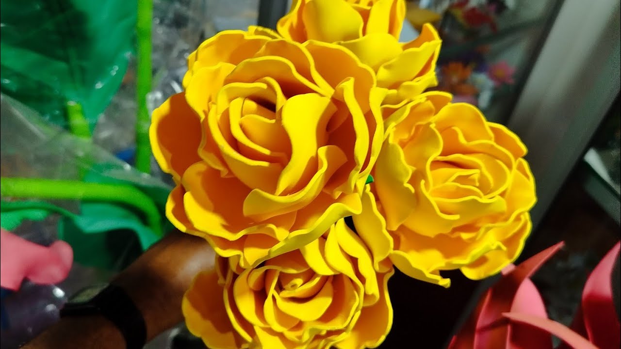 රෝස මලක් හදමු... 🌷 ( ජනප්‍රියම මල් පාඩම ) | Saman's Creative