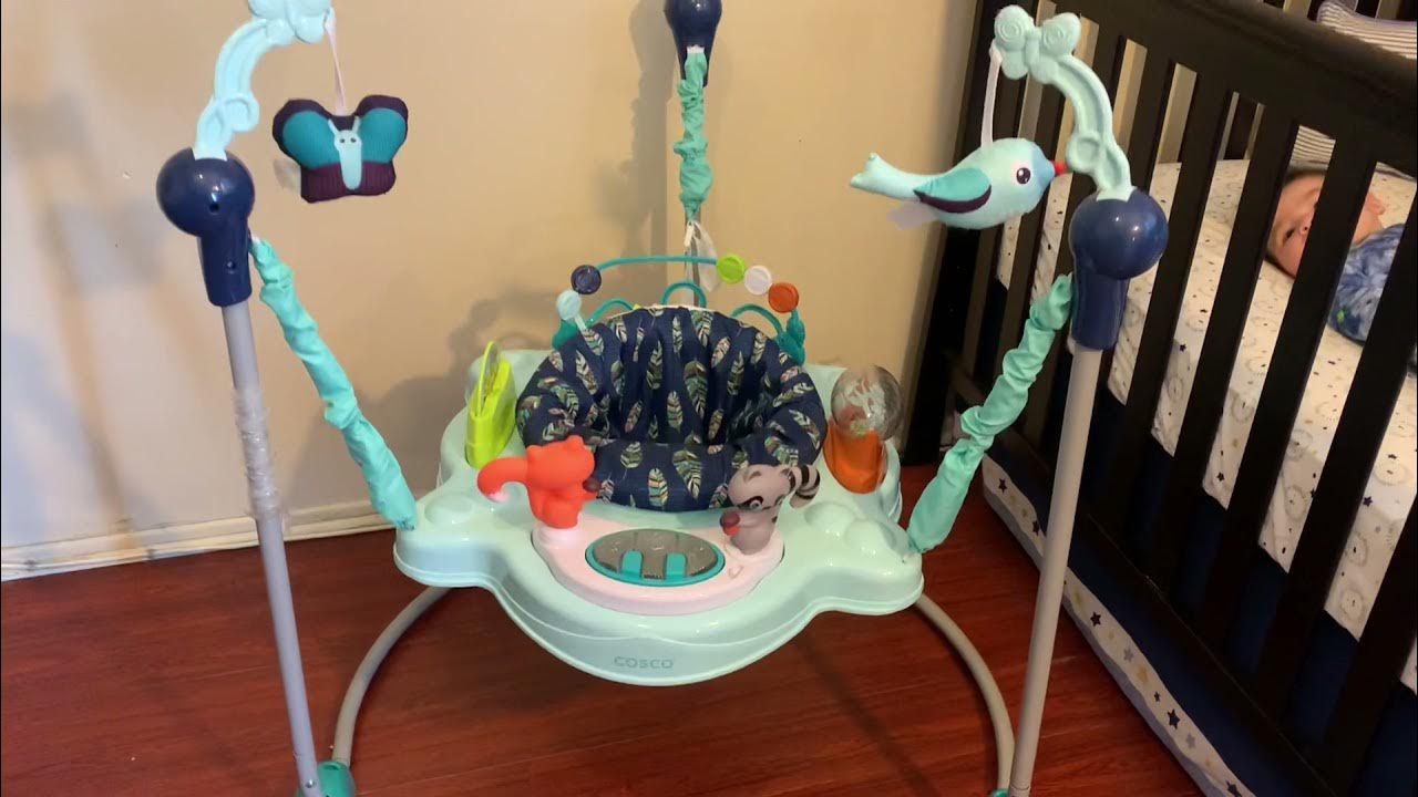 Cosco jump, spin & play review/warranty claim Activity center YouTube