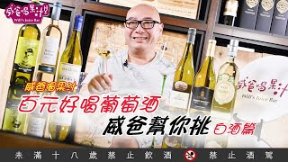 百元好喝葡萄酒，威爸幫你挑（白酒篇）【威爸喝果汁Will&#39;s ... 