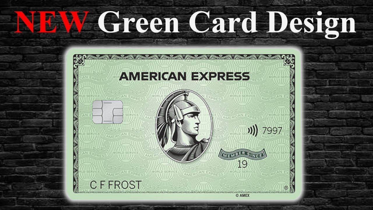 American Express Green Card | NEW Design - YouTube