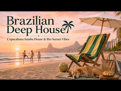 Brazilian Deep House 🌴 | Copacabana Samba House & Rio Sunset Vibes