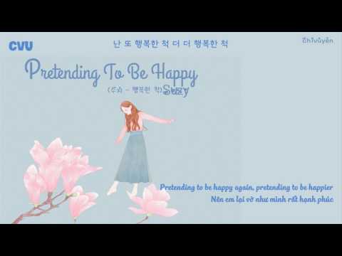 [Vietsub + Engsub + Hangul] Suzy (수지) - Pretend/Pretending To Be Happy (행복한 척)