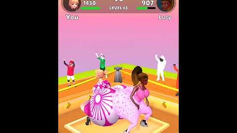 Butt Clash 💥👧-All Levels Gameplay iOS , Android Mobile Walkthrough Body Run Max Level NEW UPDATE